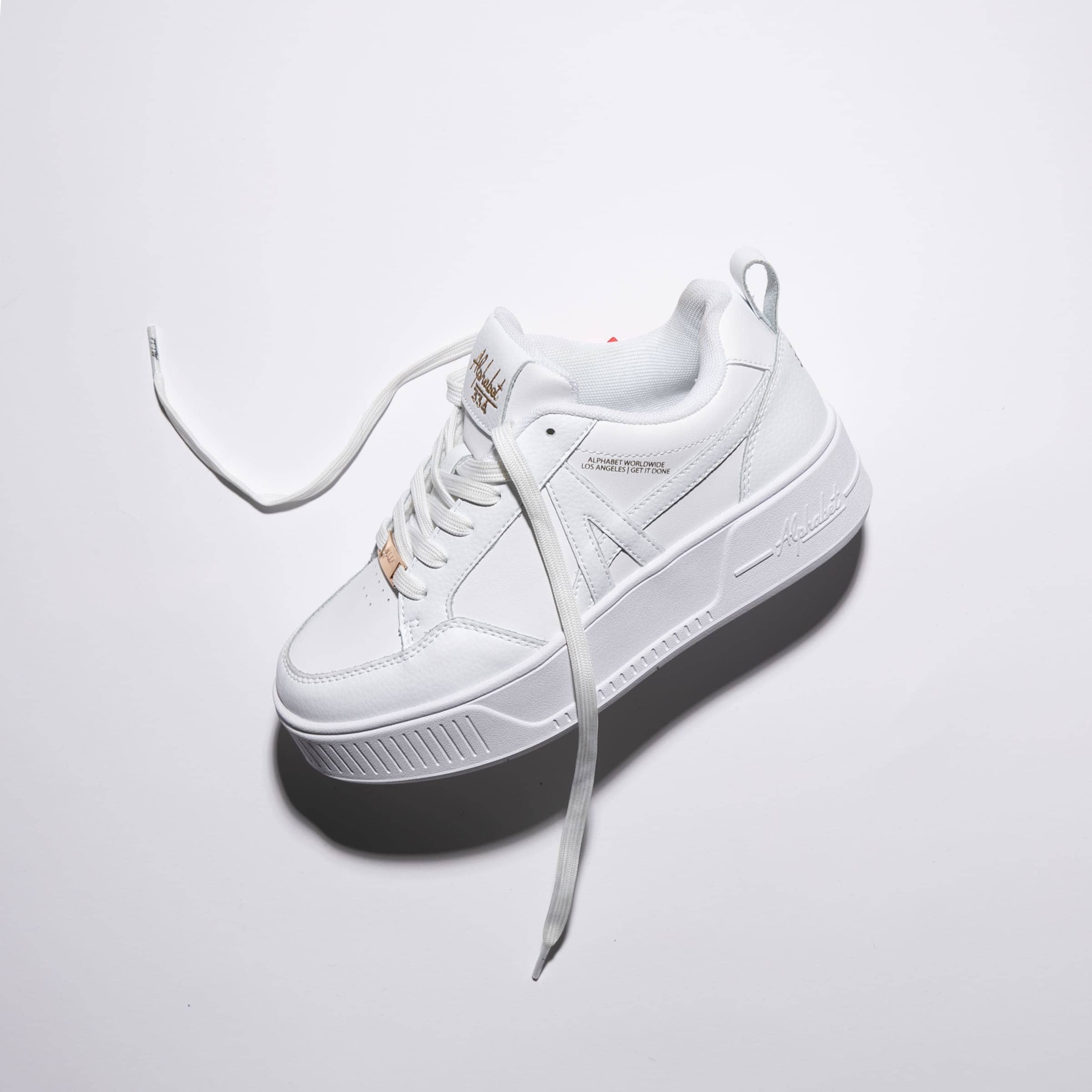 CLOUD WALK PLATFORM LOW 334 WHITE — Front
